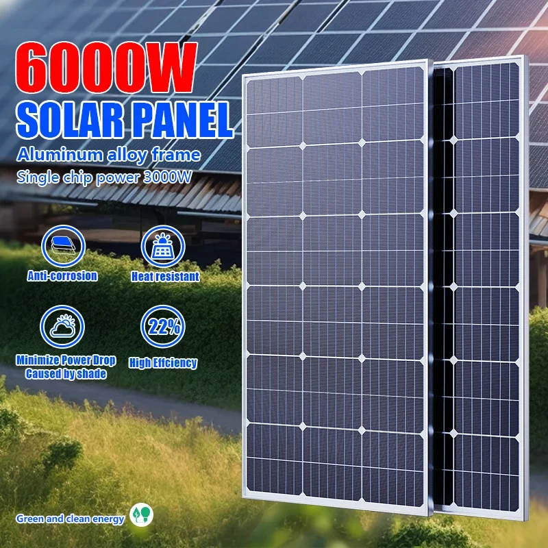 Renewable Energy Kits - طقم ألواح شمسية عالية الطاقة 6000
