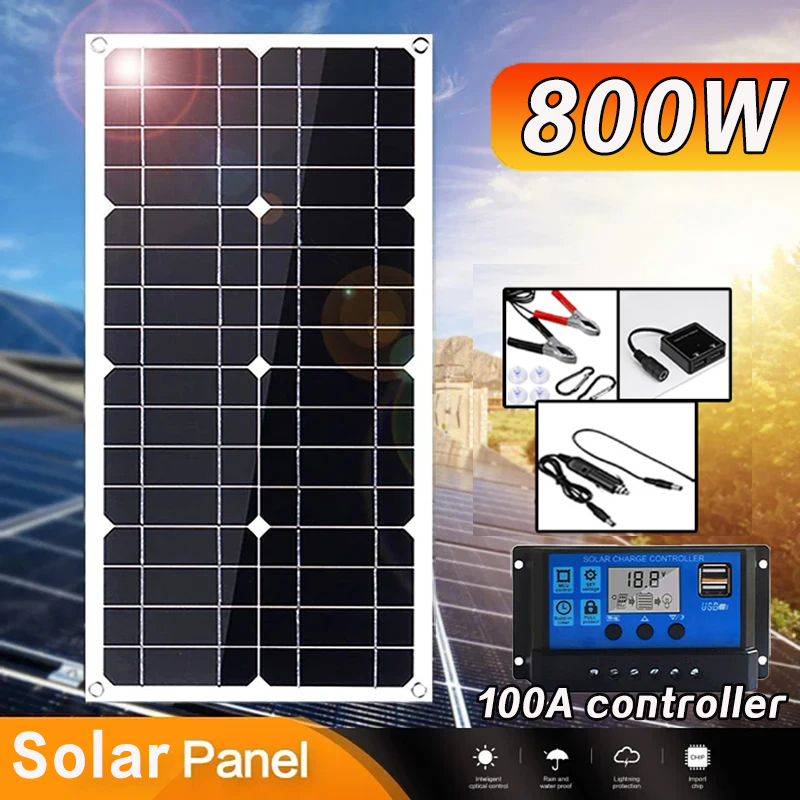 Renewable Energy Kits - بنك طاقة شمسي للتخييم ، مجموعة