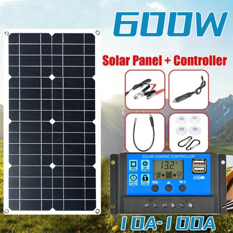 Renewable Energy Kits - 600 واط الألواح الشمسية 12 فولت