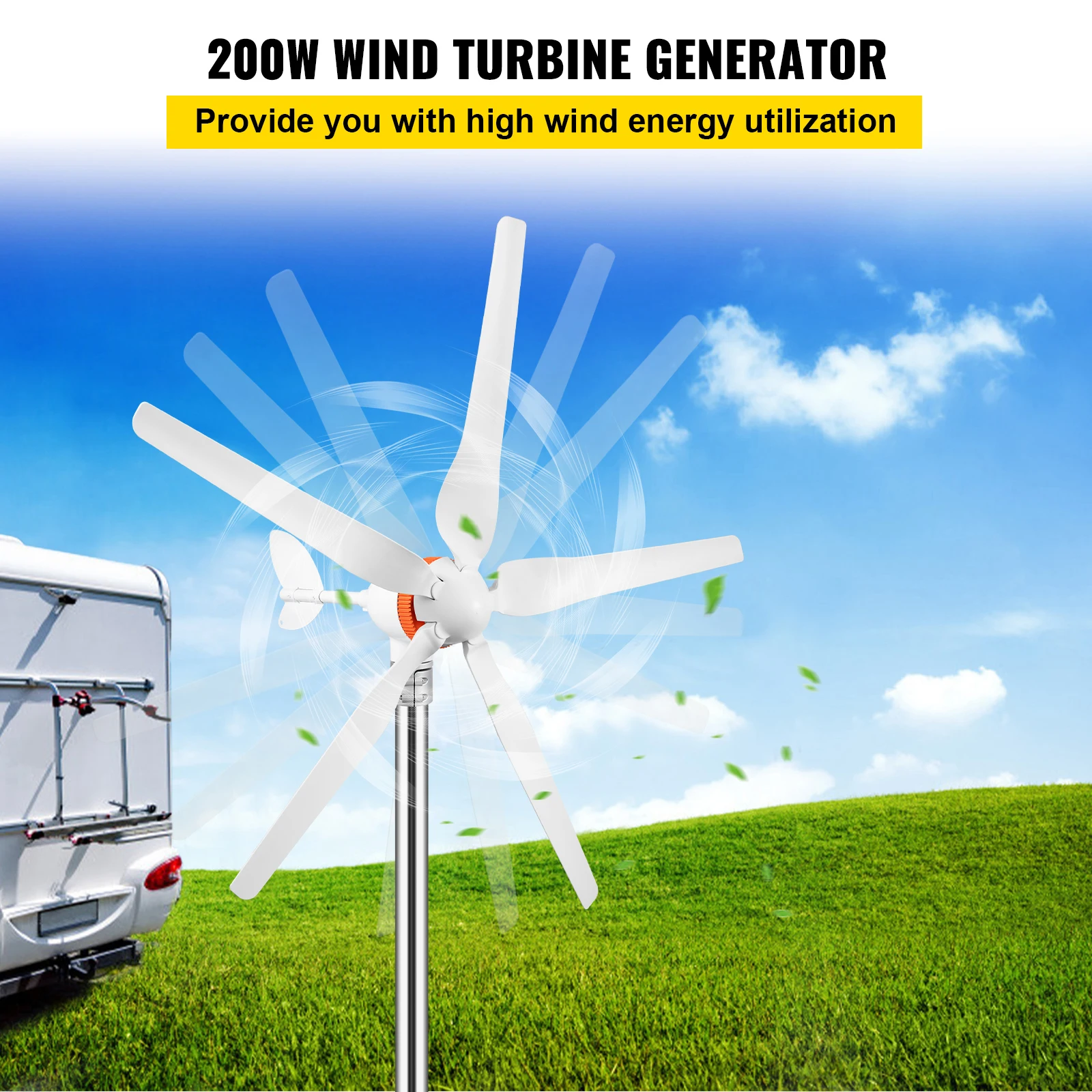 مولد تربيني الرياح الصغيرة 300 - مراجعة Renewable Energy Use وسعره