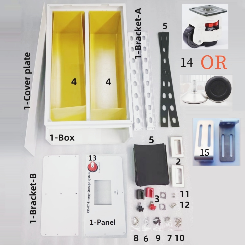 علبة بطارية XR07-48V280AH Powe - مراجعة Renewable Energy Kits وسعره