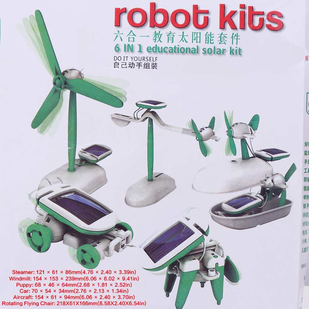 روبوت طاقة شمسية 6 في 1، لعبة  - مراجعة Renewable Energy Lab وسعره
