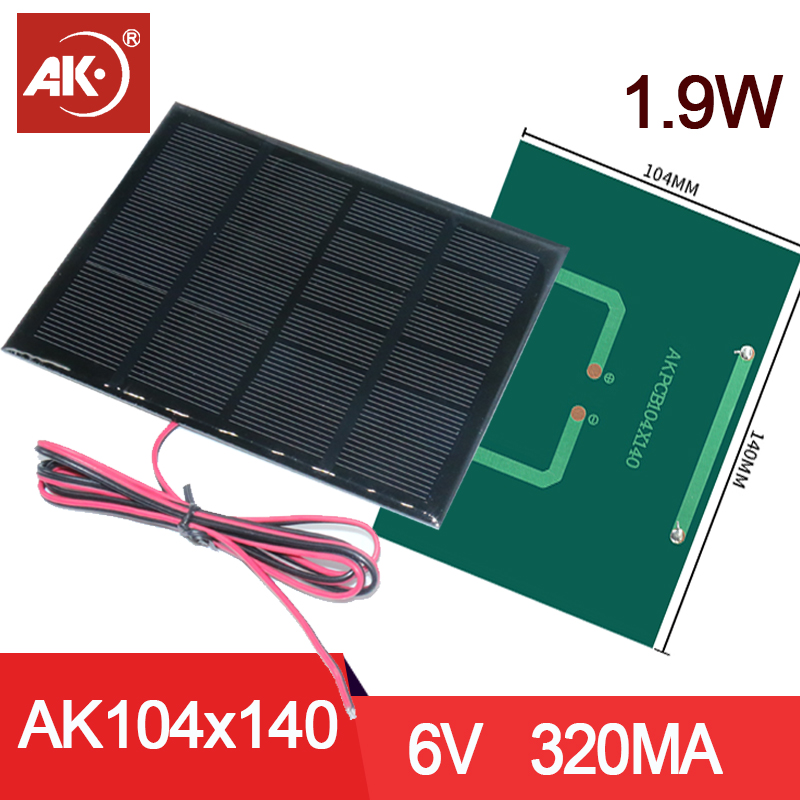 AK 1 قطعة 100x80 مللي متر 1 فو - مراجعة Renewable Energy Kits وسعره